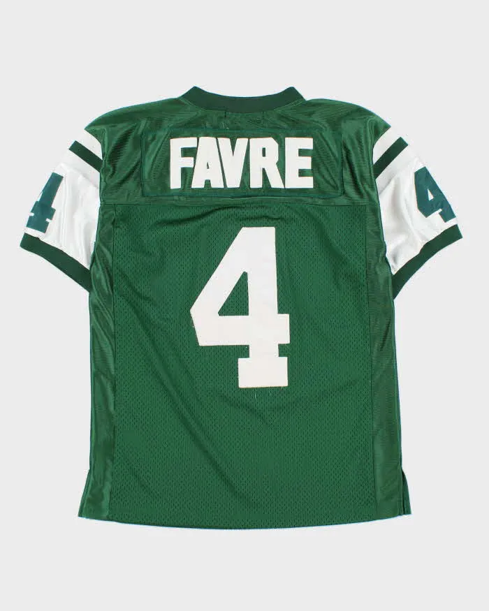 Vintage Y2K 00s Jeff Hamilton New York Jets 'Players Of The Century' Brett Favre #4 Home Jersey - M sold by Rokit product image thumbnail 2