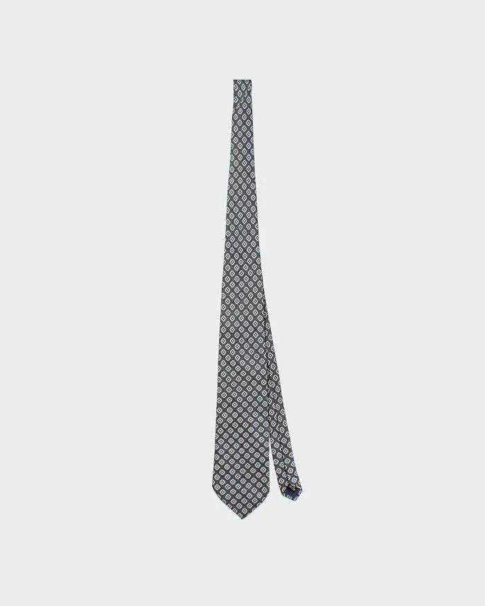 Vintage 1980s Christian Dior Patterned Silk Tie sold by Rokit