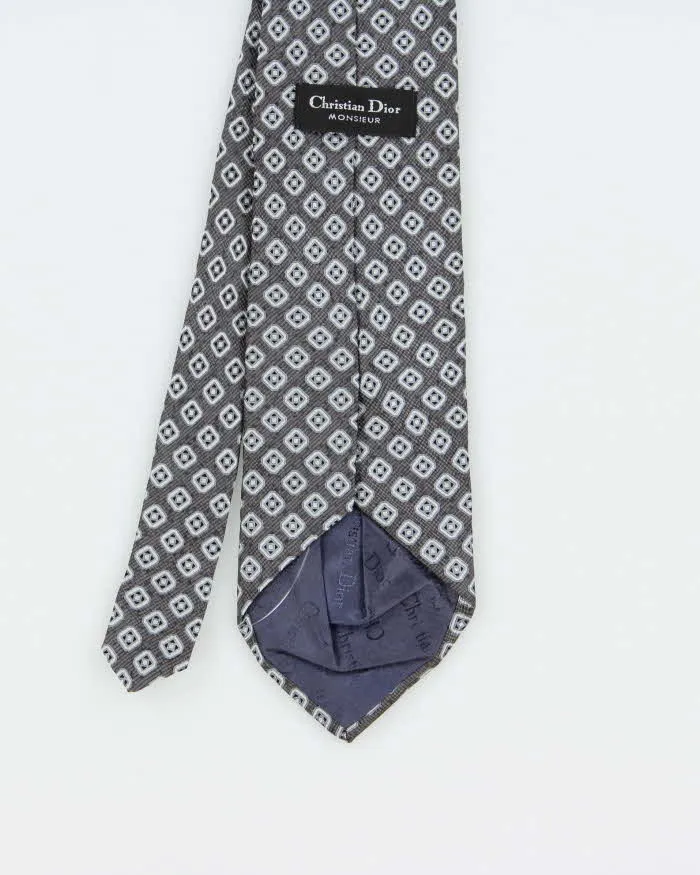 Vintage 1980s Christian Dior Patterned Silk Tie sold by Rokit product image thumbnail 3