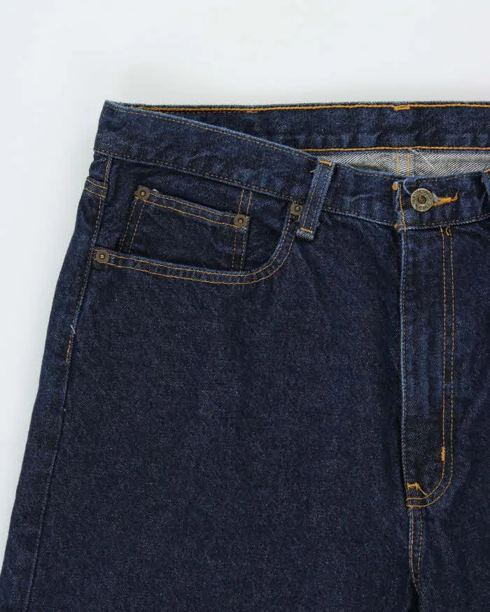 Vintage Y2K 00s Polo Jeans Ralph Lauren Raw Indigo Denim 'RL Easy Fit' Relaxed Staright Leg Jeans - W36 L34 sold by Rokit product image thumbnail 3