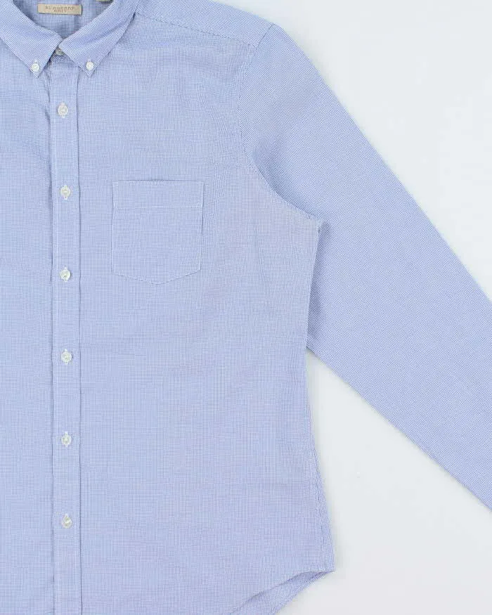 Vintage Burberry Brit Mini Houndstooth Check Long Sleeve Shirt - XL sold by Rokit product image thumbnail 3