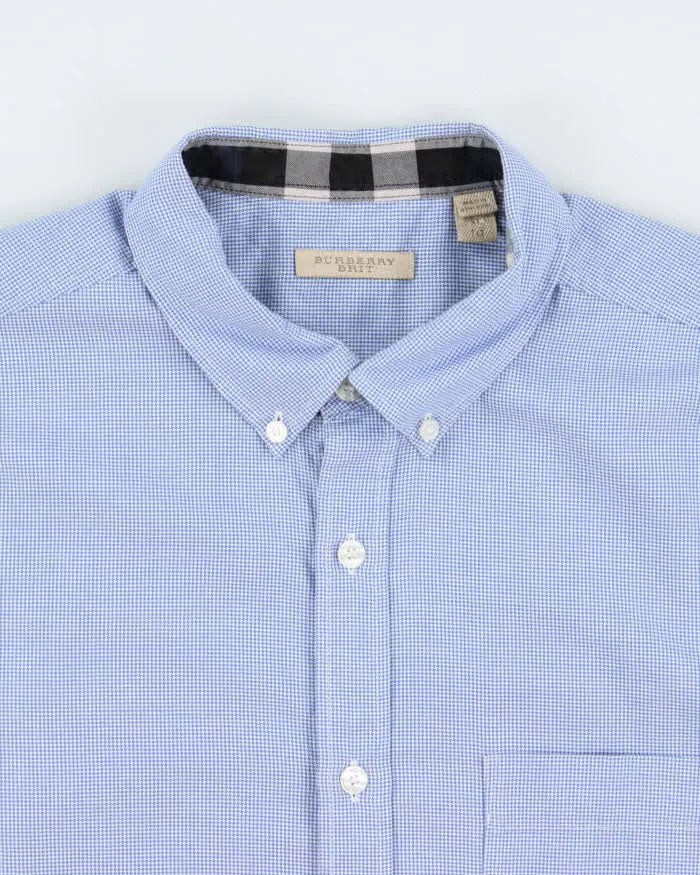 Vintage Burberry Brit Mini Houndstooth Check Long Sleeve Shirt - XL sold by Rokit product image thumbnail 5