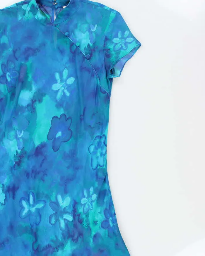 Vintage 1990s Cache Mesh High Neck Floral Maxi Dress - M sold by Rokit product image thumbnail 3