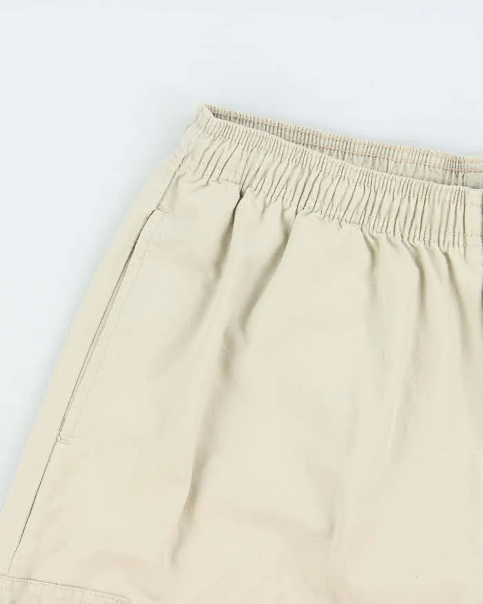 Vintage 1990s Umbro Desert Khaki Canvas Wide Leg Relaxed Fit Shorts - M sold by Rokit product image thumbnail 3