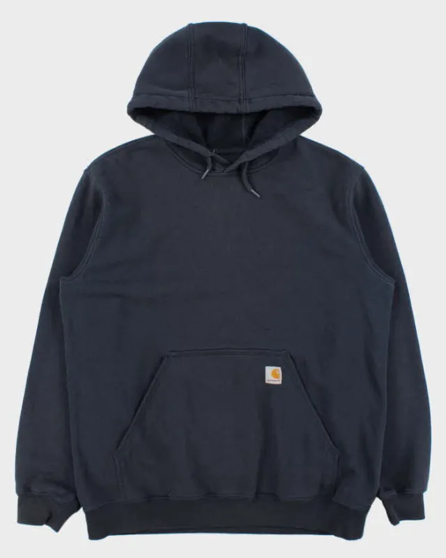 Vintage Carhartt Navy Midweight Original Fit Pullover Hoodie - L made by Carhartt