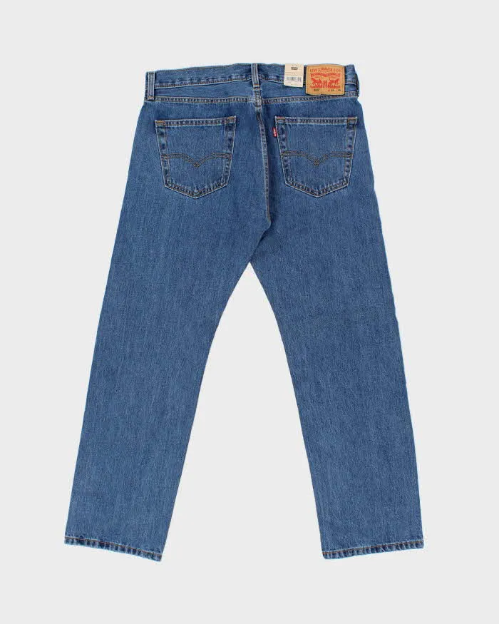 DSWT Levi's 505 Regular Mid Rise Straight Leg Denim Jeans - W34 L30 sold by Rokit product image thumbnail 2