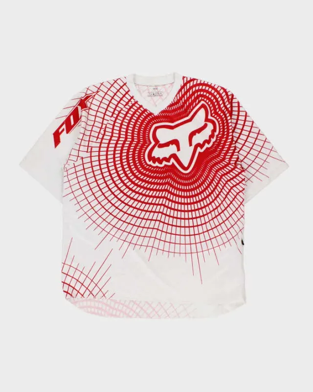 Vintage Fox Racing Heavyweight Motocross MX Short Sleeve Jersey - XL made by Rokit