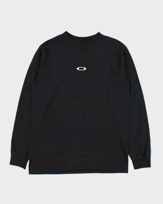 Vintage Y2K 00s Oakley Embroidered Logo Long Sleeve Crewneck T-Shirt - M made by Oakley