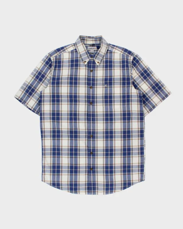 Vintage Carhartt Plaid Relaxed Fit Short Sleeve Pocket Shirt - L made by Carhartt