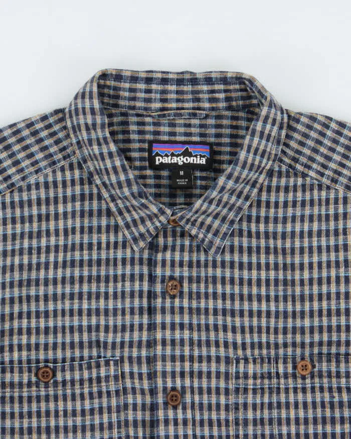 Vintage Patagonia Organic Hemp Plaid Short Sleeve Shirt - M sold by Rokit product image thumbnail 5