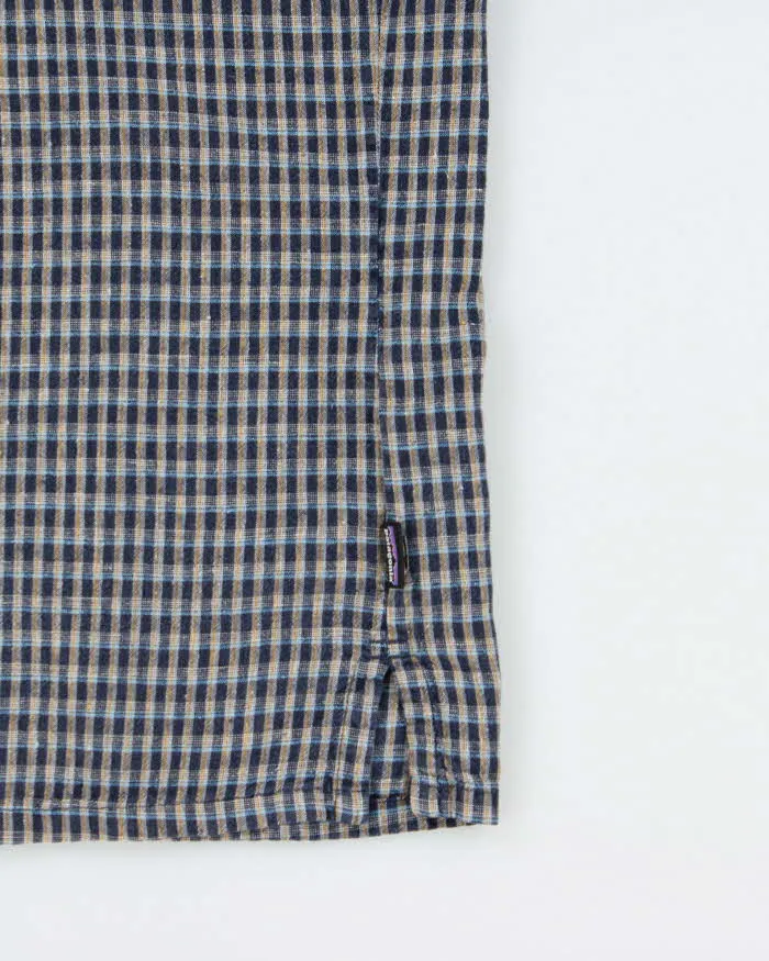 Vintage Patagonia Organic Hemp Plaid Short Sleeve Shirt - M sold by Rokit product image thumbnail 4