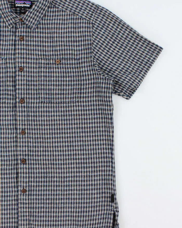 Vintage Patagonia Organic Hemp Plaid Short Sleeve Shirt - M sold by Rokit product image thumbnail 3