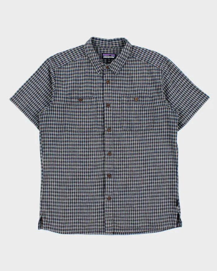 Vintage Patagonia Organic Hemp Plaid Short Sleeve Shirt - M sold by Rokit