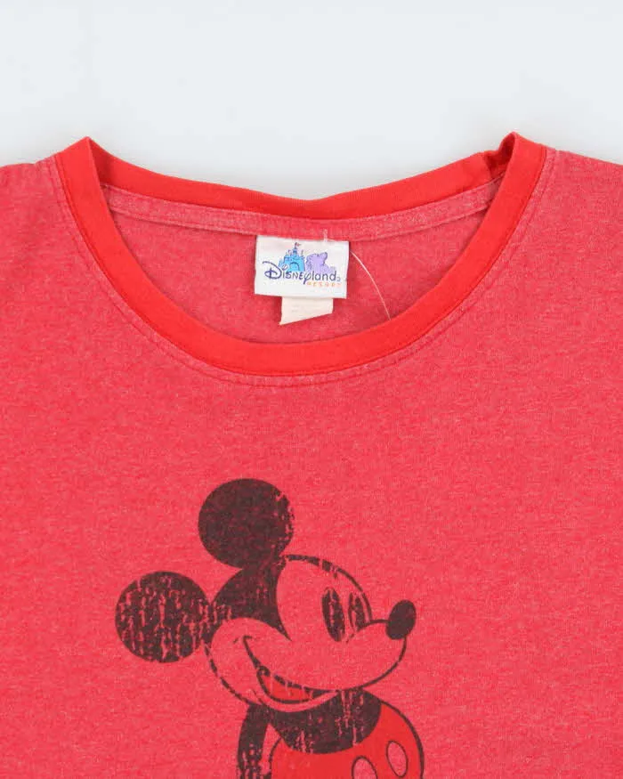 Vintage 1990s Disneyland Resort Mickey Mouse Made In USA Crewneck Ringer T-Shirt - L sold by Rokit product image thumbnail 5