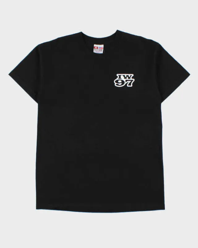 Vintage 1997 Iron Works British Columbia Heavyweight Made In USA Bayside Crewneck T-Shirt - L made by Rokit