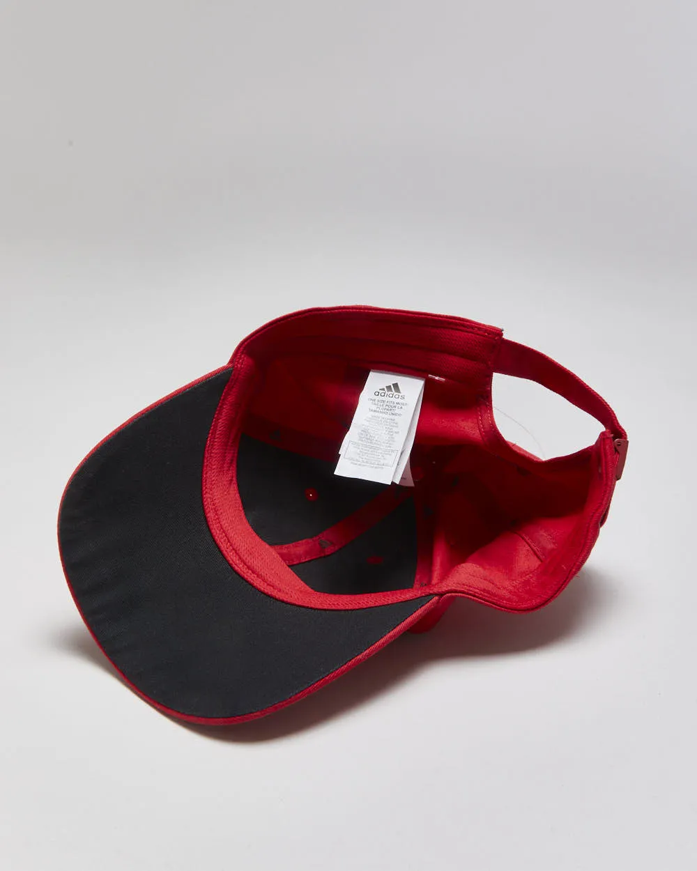 DSWT Adidas Manchester United 3 Stripe Embroidered Baseball Cap - OS sold by Rokit product image thumbnail 5