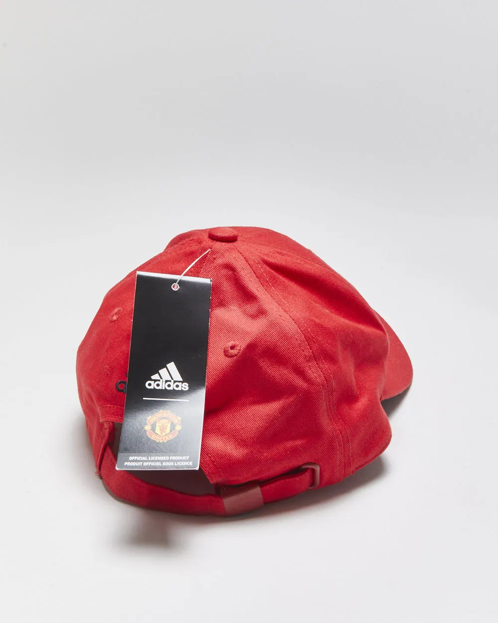 DSWT Adidas Manchester United 3 Stripe Embroidered Baseball Cap - OS sold by Rokit product image thumbnail 2