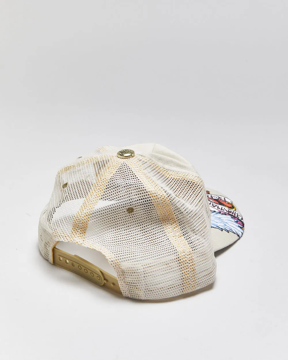 Vintage Y2K 00s Christian Audigier Embroidered Denim Trucker Hat - OS sold by Rokit product image thumbnail 2