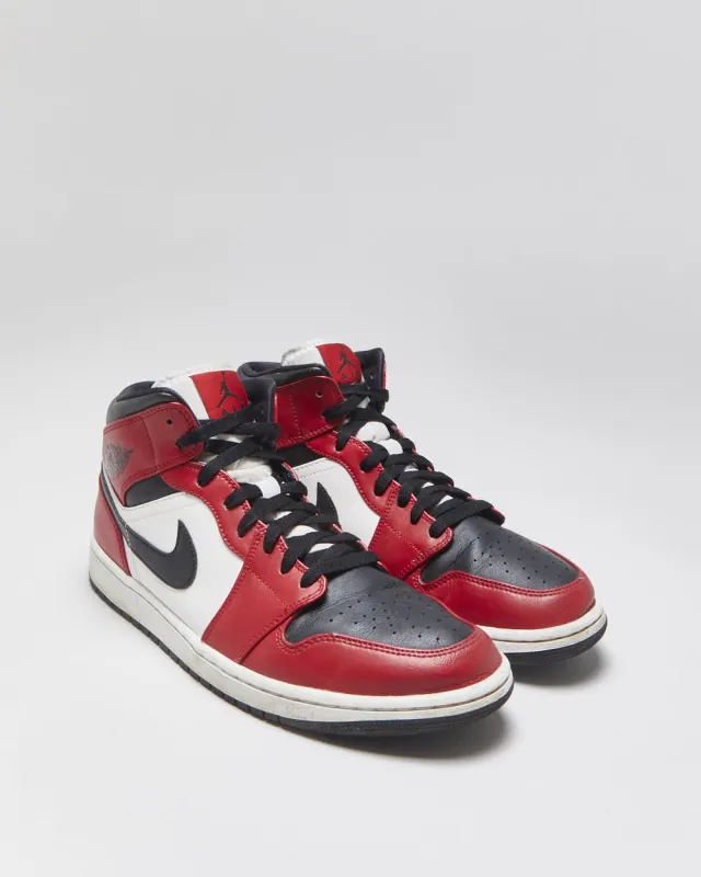2019 Nike Air Jordan 1 Mid 'Chicago Black Toe' Trainers - UK10 made by Jordan