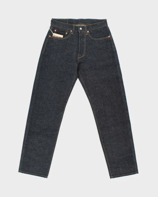 DSWT Non Stock Lot 6001 Raw Selvedge 15oz Denim Straight Leg Jeans - W28 L32 made by Rokit