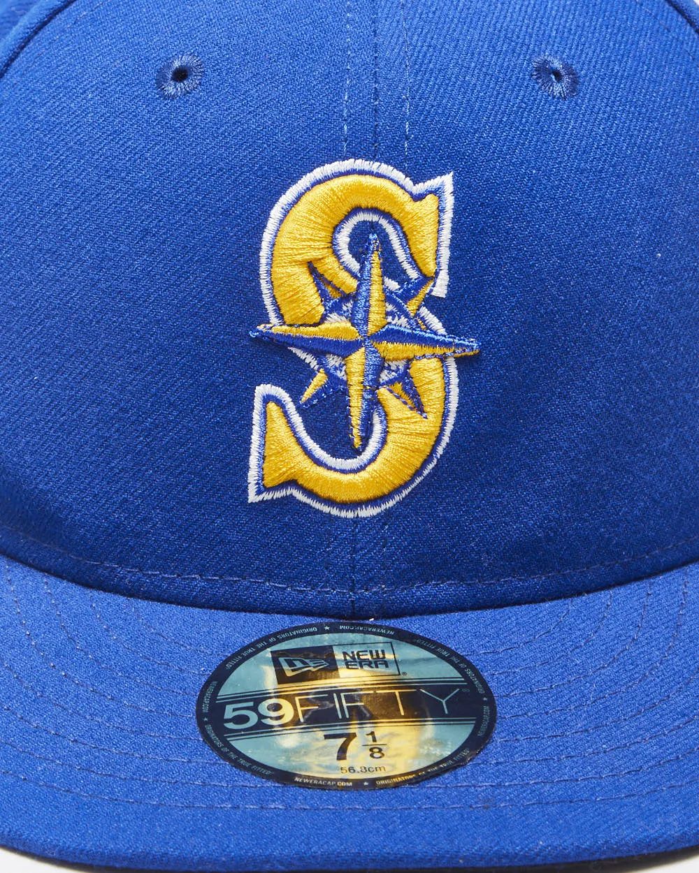 Vintage New Era 59Fifty San Jose Mariners Made In USA MLB Official On Field Fitted Baseball Cap - 7 1/8 sold by Rokit product image thumbnail 3