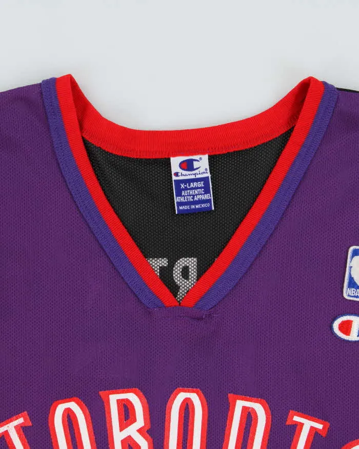 Vintage 2000-02 Champion Toronto Raptors Vince Carter #15 NBA Home Jersey - XL sold by Rokit product image thumbnail 5