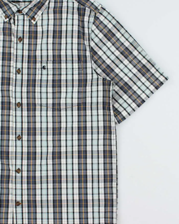 Vintage Carhartt Plaid Relaxed Fit Short Sleeve Shirt - L sold by Rokit product image thumbnail 3
