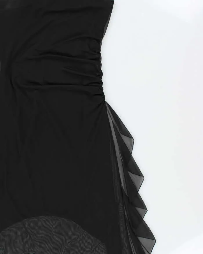 Vintage Y2k 2000s Synched Waist Bandeau Dress - L sold by Rokit product image thumbnail 3