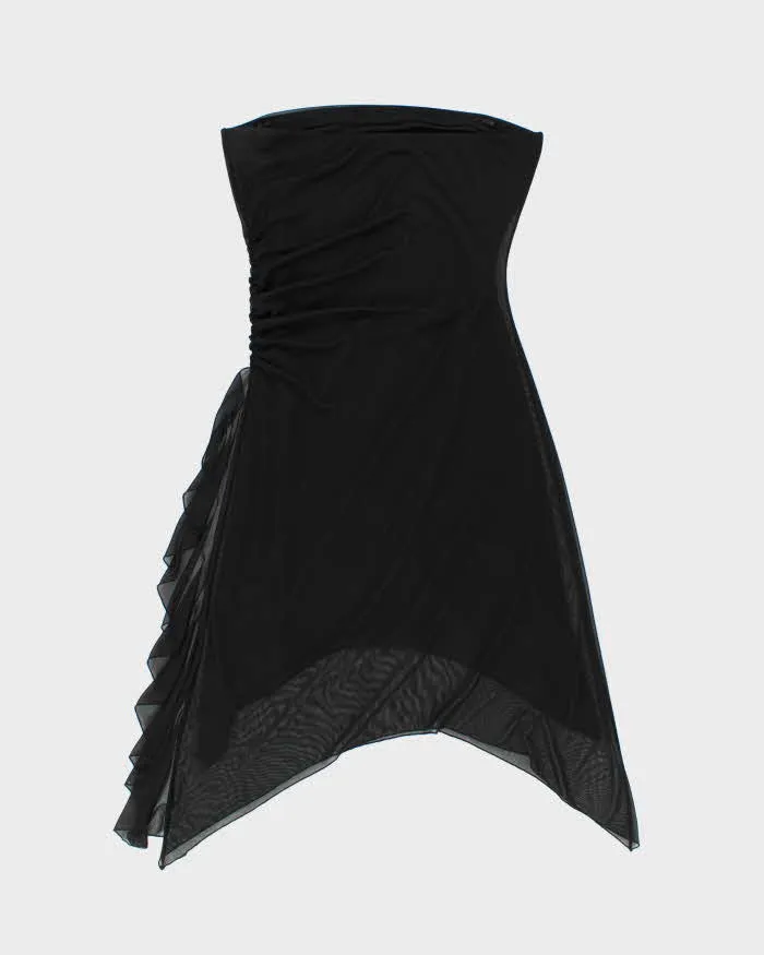 Vintage Y2k 2000s Synched Waist Bandeau Dress - L sold by Rokit product image thumbnail 2