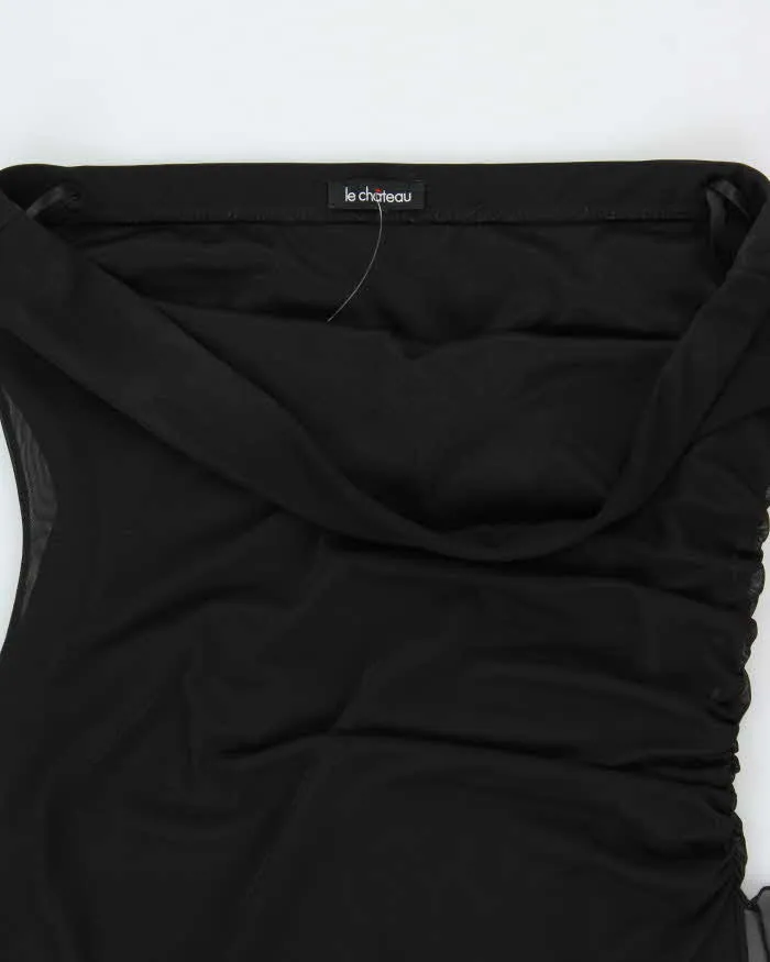 Vintage Y2k 2000s Synched Waist Bandeau Dress - L sold by Rokit product image thumbnail 5