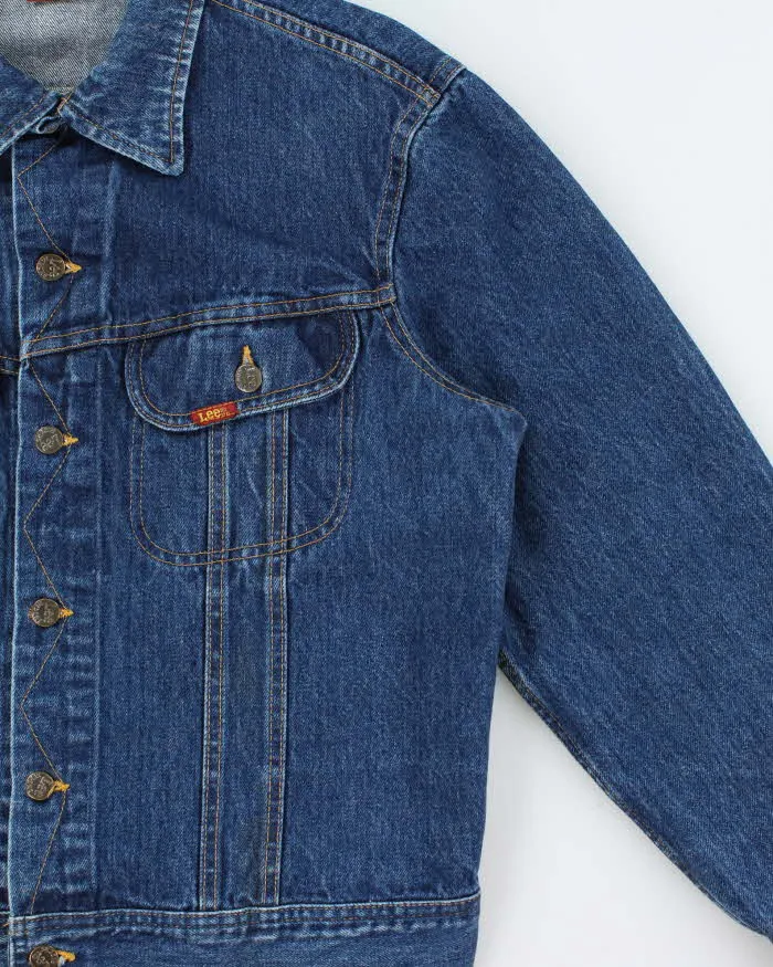 Vintage 1980s Lee Medium Wash Made In Canada Denim Trucker Jacket - L sold by Rokit product image thumbnail 3