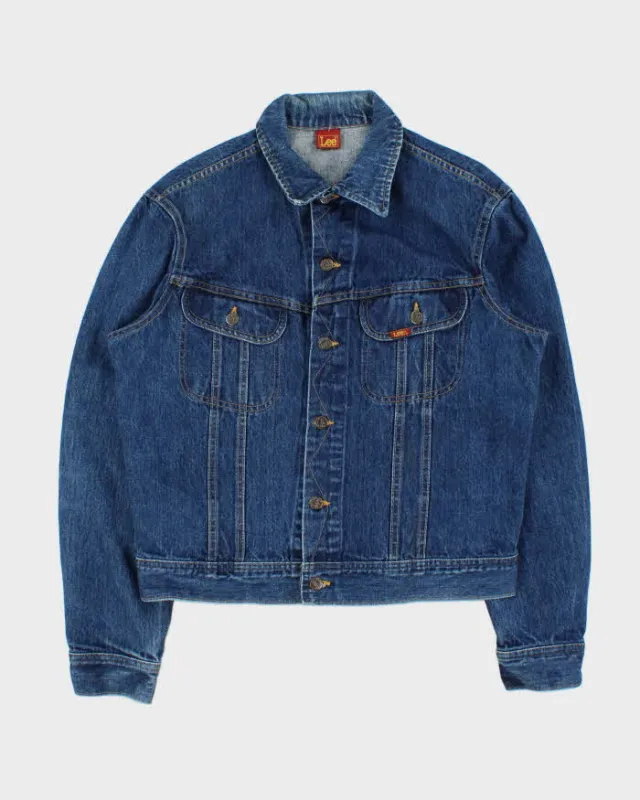 Vintage 1980s Lee Medium Wash Made In Canada Denim Trucker Jacket - L made by Lee