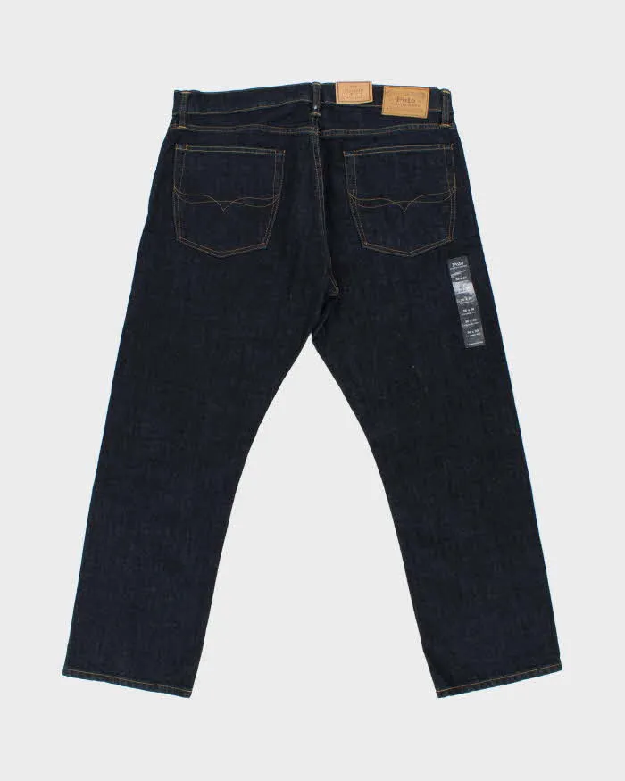 DSWT Polo Ralph Lauren Raw Indigo Denim Mid Rise The Classic Fit Straight Leg Jeans - W36 L30 sold by Rokit product image thumbnail 2