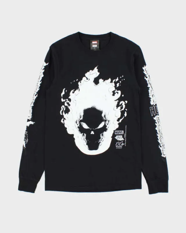 Marvel x HUF Ghost Rider Spirit Of Vengeance Heavyweight Long Sleeve Crewneck T-Shirt - S made by Marvel