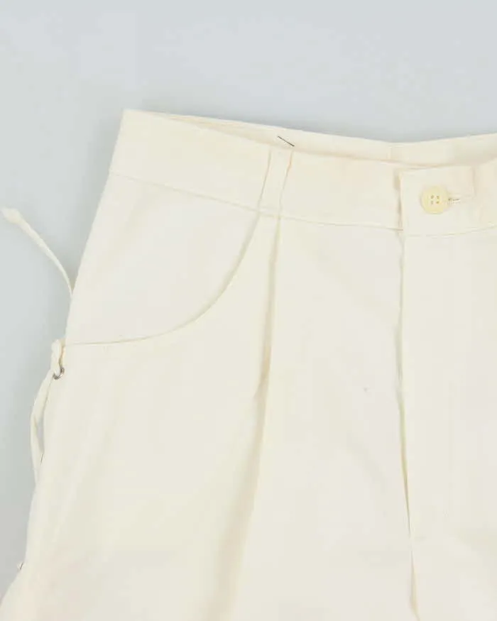 DSWT 1970s Jeans West Lace-up Pleated Cotton Bermuda Shorts - W26 sold by Rokit product image thumbnail 3