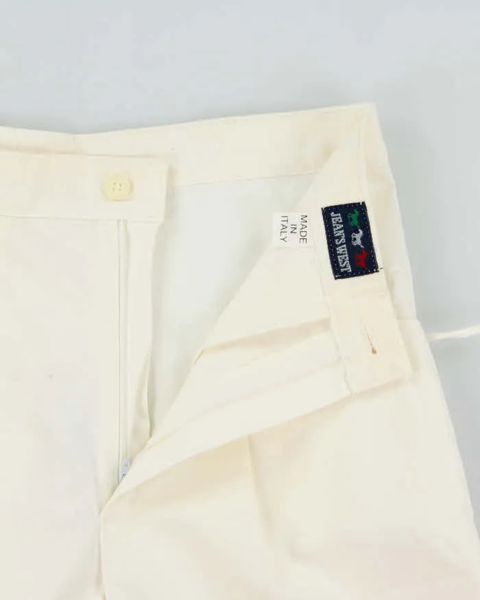 DSWT 1970s Jeans West Lace-up Pleated Cotton Bermuda Shorts - W26 sold by Rokit product image thumbnail 5