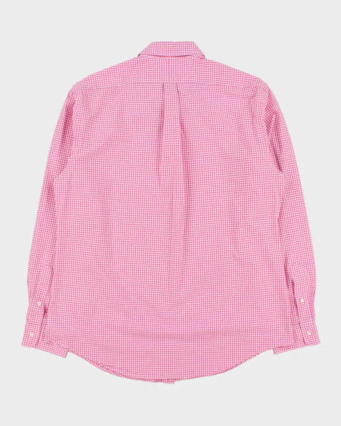 Vintage Polo Ralph Lauren Gingham Check Slim Fit Long Sleeve Shirt - XL sold by Rokit product image thumbnail 2