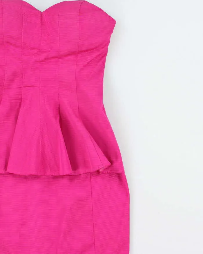Vintage 2010s Bebe Bandeau Peplum Waist Dress - XS sold by Rokit product image thumbnail 3