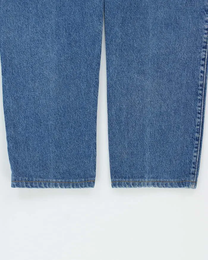 Vintage 1990s Armani Made In USA High Rise Relaxed Tapered Straight Leg Denim Jeans - W30 L30 sold by Rokit product image thumbnail 5