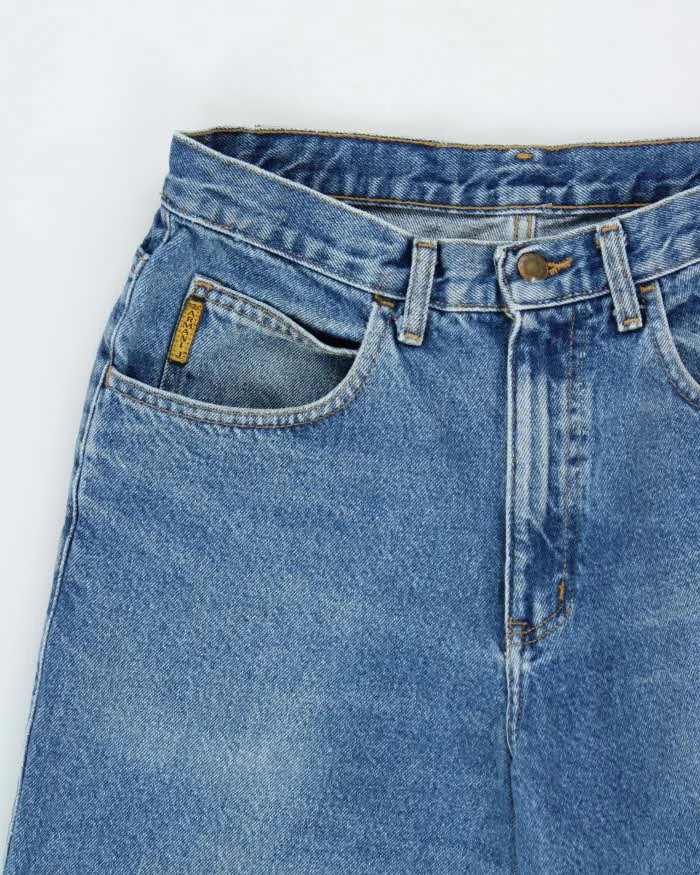 Vintage 1990s Armani Made In USA High Rise Relaxed Tapered Straight Leg Denim Jeans - W30 L30 sold by Rokit product image thumbnail 3