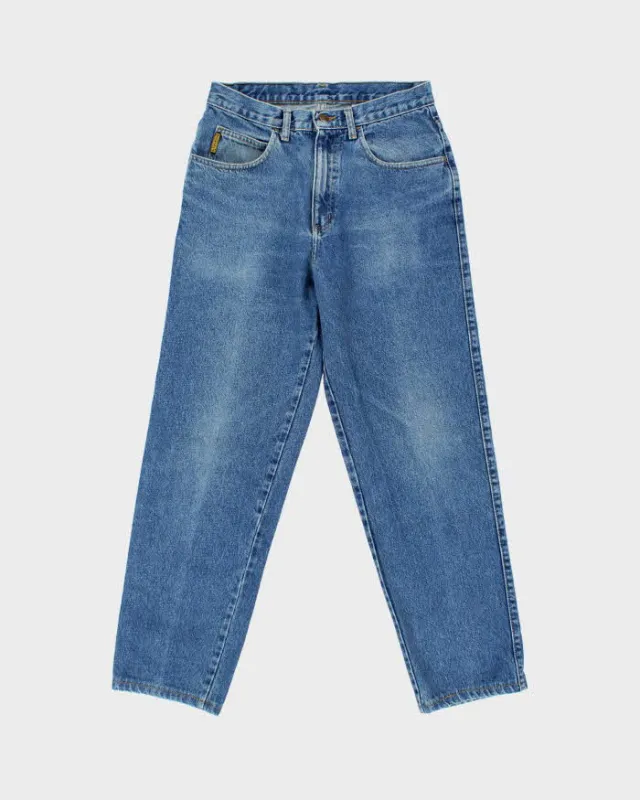 Vintage 1990s Armani Made In USA High Rise Relaxed Tapered Straight Leg Denim Jeans - W30 L30 made by Giorgio Armani