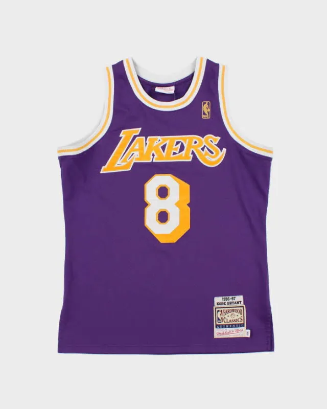 Mitchell & Ness Hardwood Classics LA Lakers 1996-97 Kobe Bryant #8 Stitched Home Jersey - M made by Mitchell & Ness