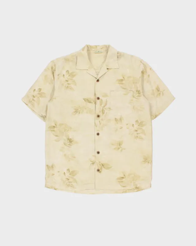 Vintage Y2K 00s Tommy Bahama Silk Floral Hawaiian Shirt - S made by Tommy Bahama