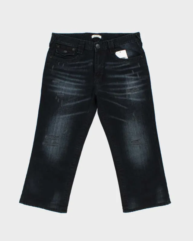 DSWT True Religion Billy Big T Low Rise Distressed Denim Flap Pocket Bootcut Jeans - W38 L28 made by True Religion