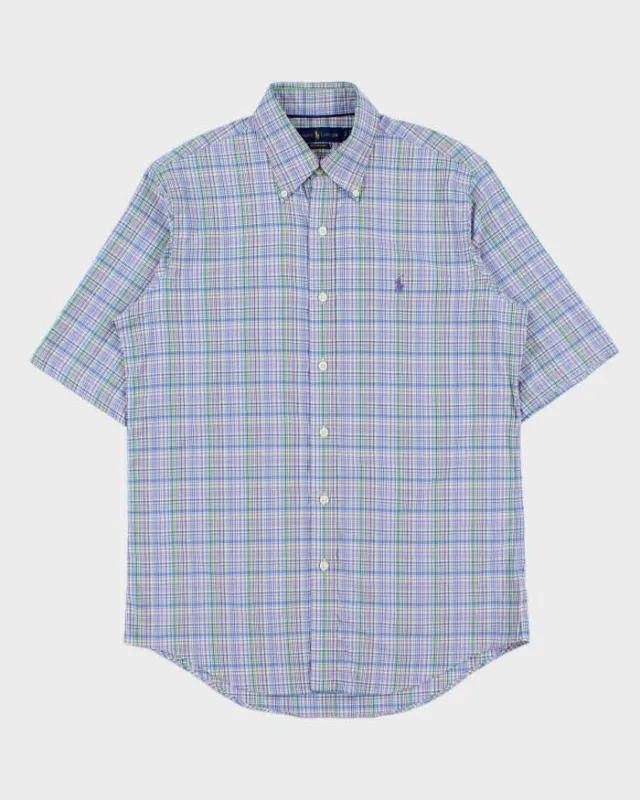 Vintage Ralph Lauren Performance Plaid Short Sleeve Shirt - S made by Ralph Lauren