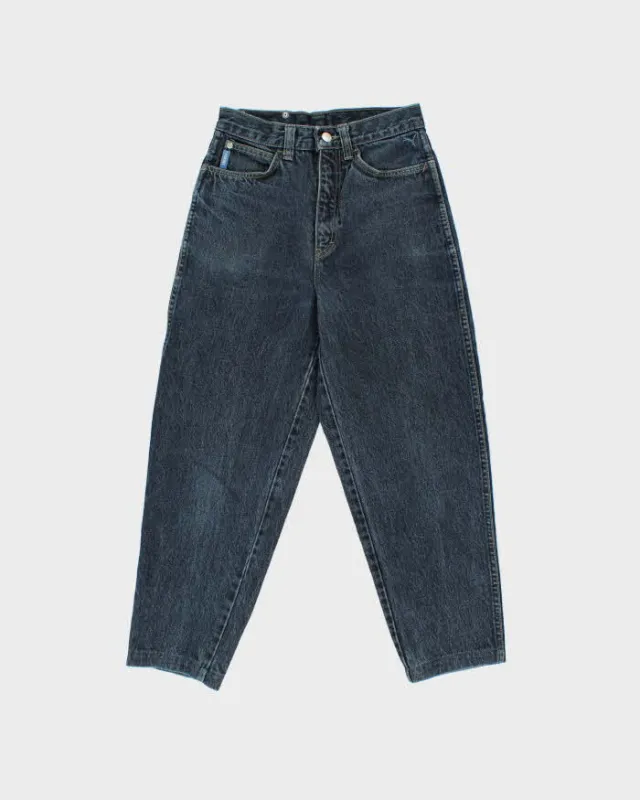 Vintage 1990s Puma Women's High Waisted Relaxed Fit Carrot Top Denim Jeans - W26 L26 made by Puma