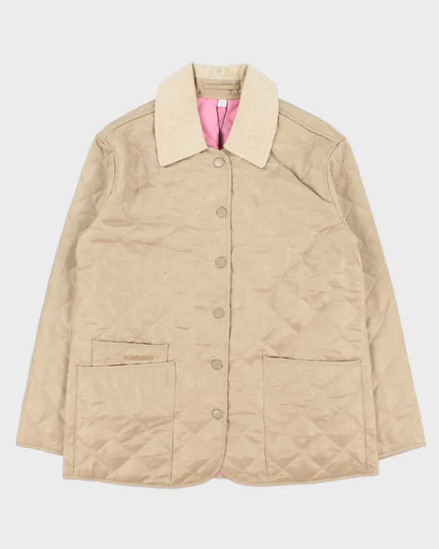 DSWT AW2024 Burberry Women's Beige Quilted Barn Jacket - L made by Burberry