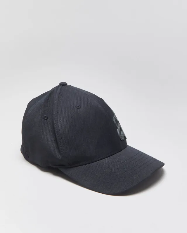 Vintage Y2K 00s Fox Racing Rubber Logo FlexFit Baseball Cap - L/XL made by Rokit