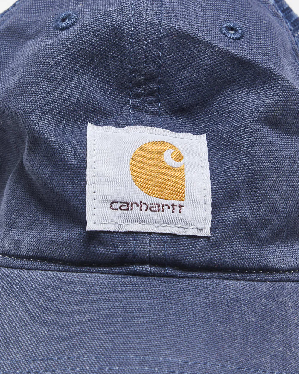 Vintage Carhartt Navy Canvas Mesh Back Trucker Hat - OS sold by Rokit product image thumbnail 3