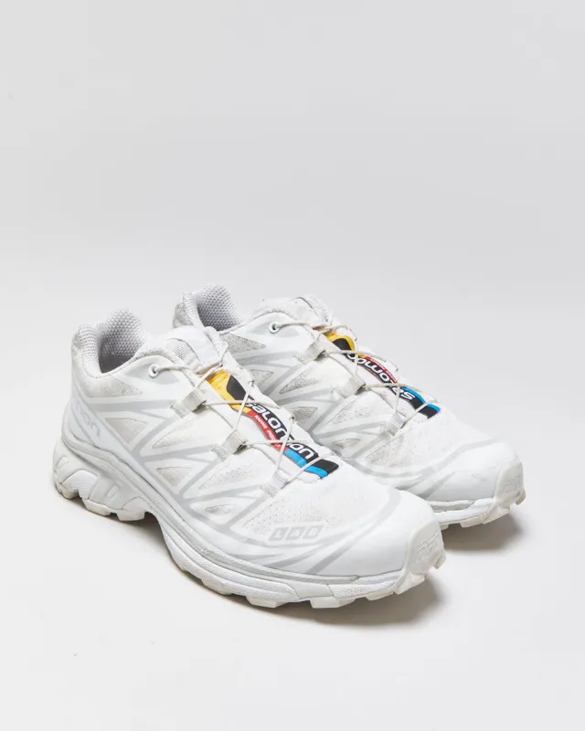 2022 Salomon XT6 S-Lab Women's White/White/Lunar Rock Trainers - UK4.5 made by Salomon